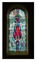 The St. John Ogilvie stained glass window, St. Thomas Keith